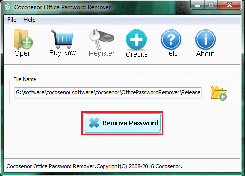 remove excel file password