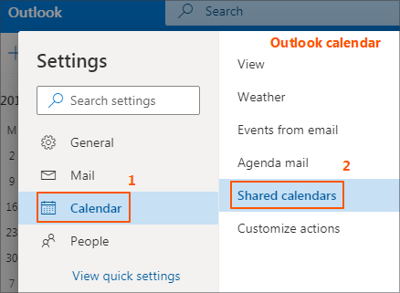 log in to outlook calendar