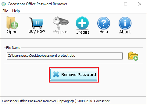 remove word document password