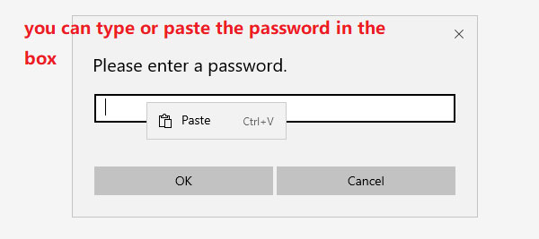 paste password