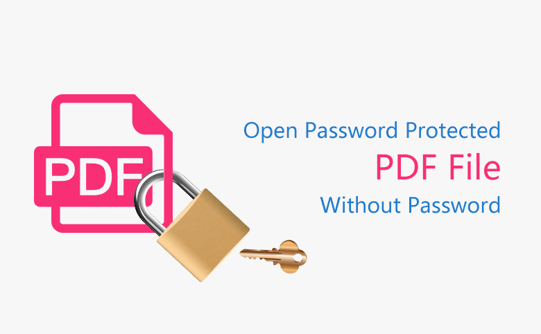 how to open password protected pdf files without password