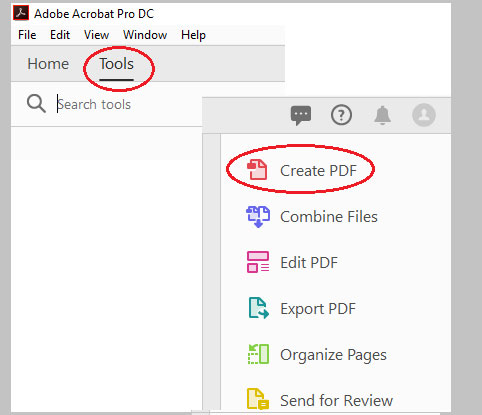 create pdf from tools