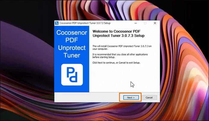 install cocosenor pdf unprotect tuner