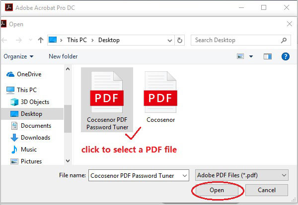 choose pdf file