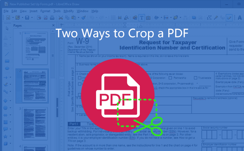 crop a pdf