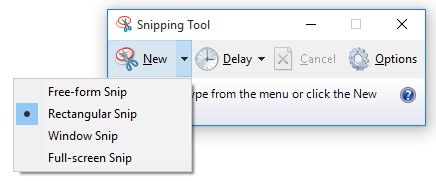 snip modes