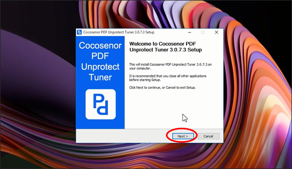 install PDF Unprotect Tuner