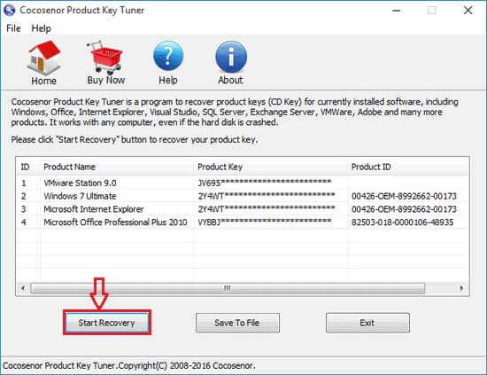 extract windows 7 product key