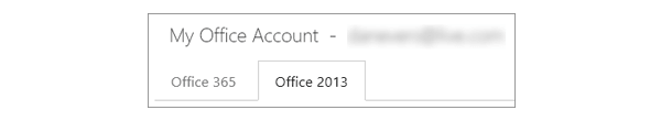 office account page