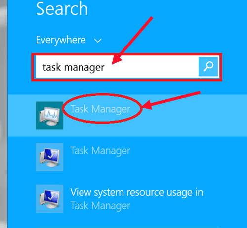 search task manager