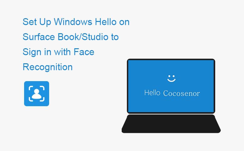 How can I set up the Windows Hello face login?