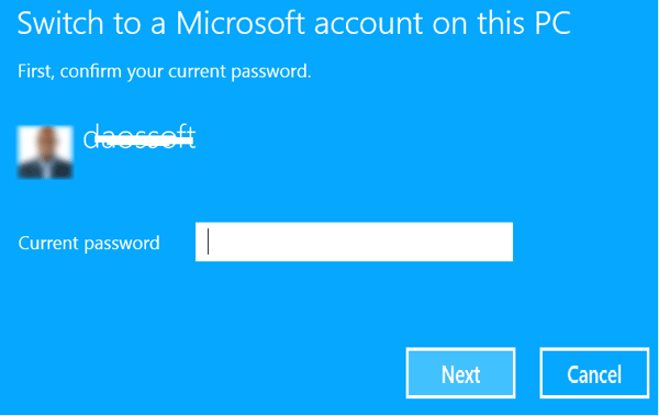 how to change skype password on surface