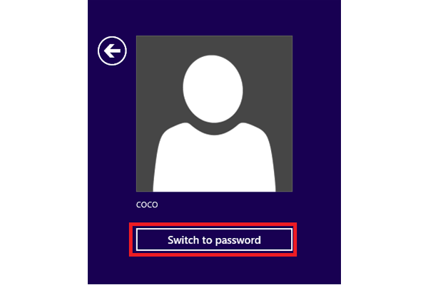 switch to password