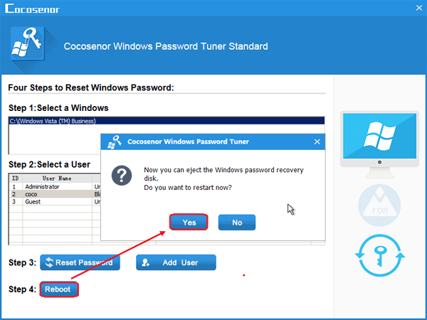 forgot administrator password windows vista no reset disk