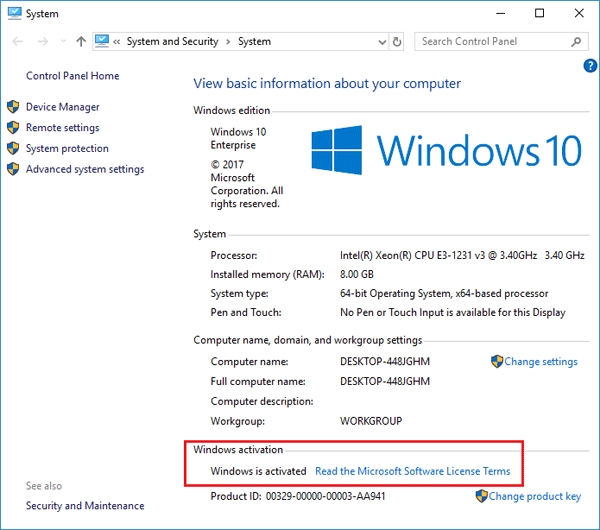 أخت تعثر جزيرة كريت  4 Ways to Verify If Windows 10 Is Activated or Not