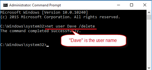 how to add a user account in windows 7 at command promt