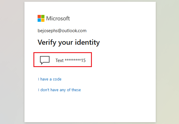 verify identity