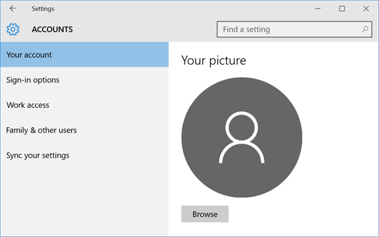 how to change microsoft account picture in windows 8