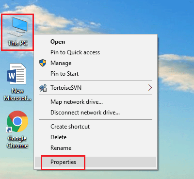 this pc properties