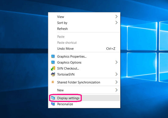 How To Change Windows 10 Display Settings Three Ways Control Panel