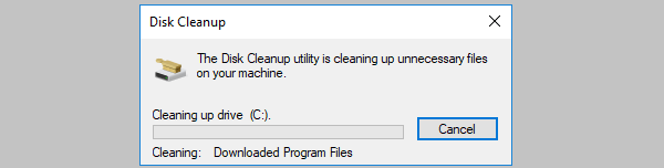 cleaning up drive