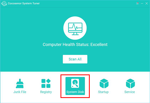 select System Disk option