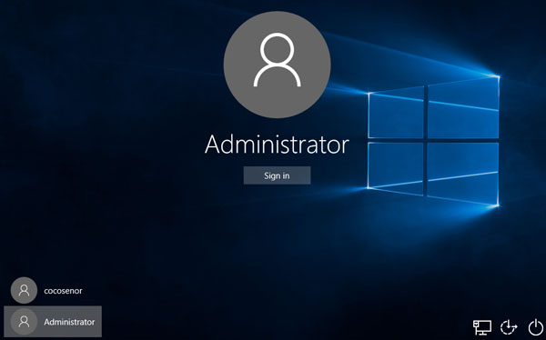 administrator account is enabled