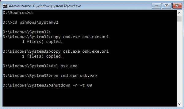 replace osk with cmd