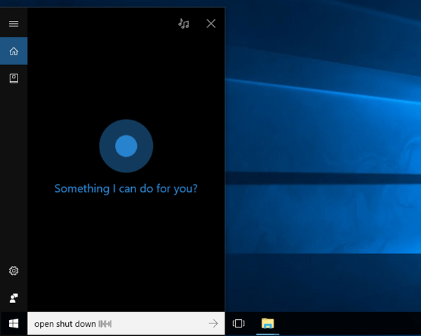 activate and say to cortana