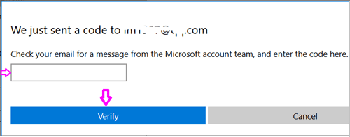 from microsoft account team