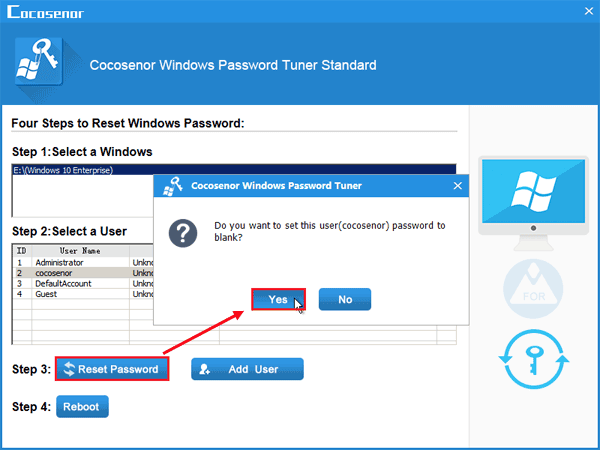 reset windows 10 password