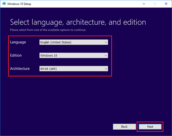 select language and other preferences