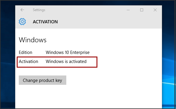 windows activated