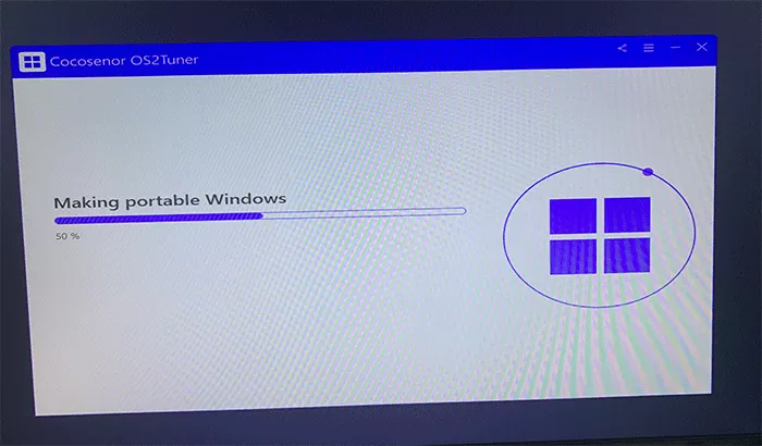 making portable Windows process