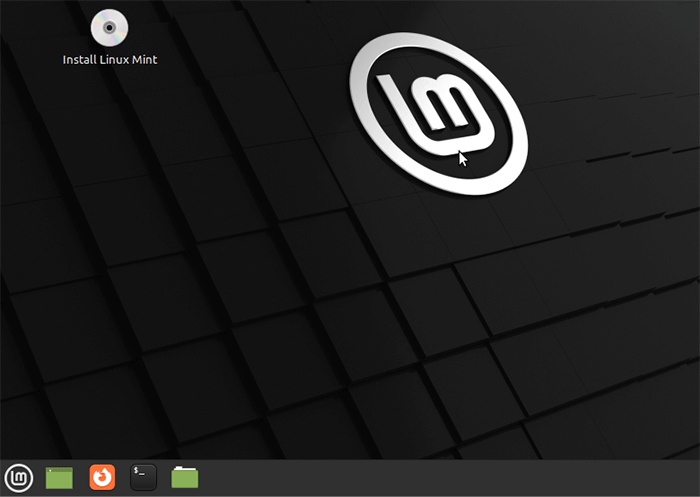 enter Linux Mint OS successfully