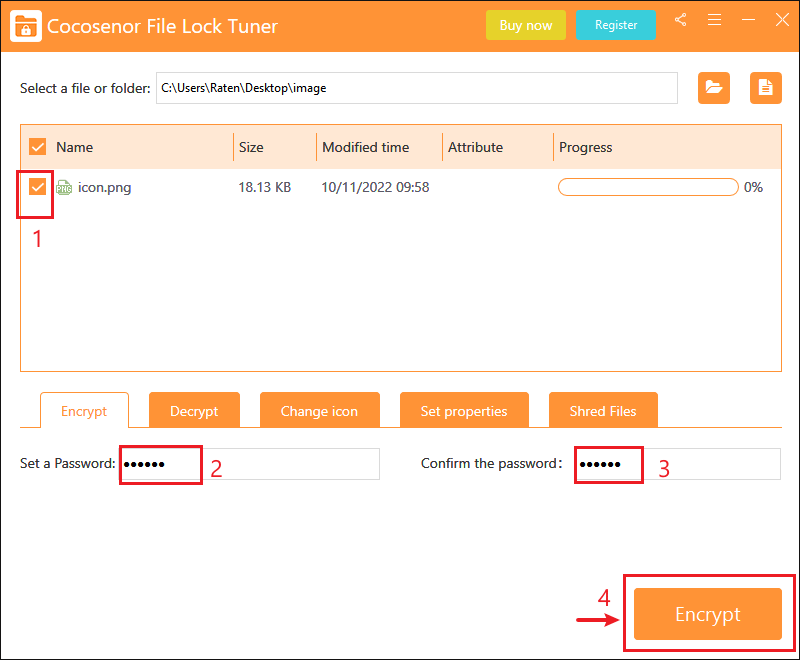 encrypt with file lock tuner