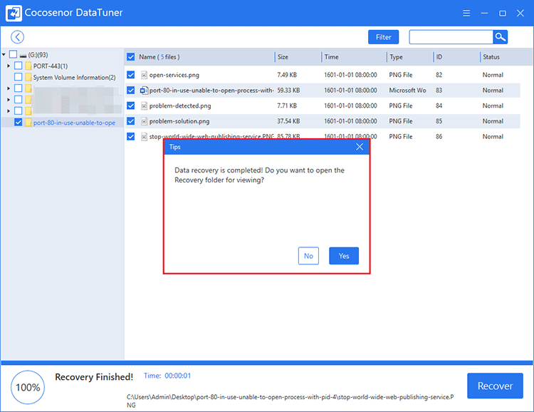 select yes or no to continue or exit