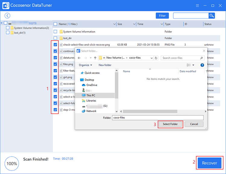 recover deleted files from external storage media