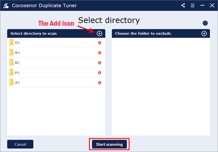 add drives to scan