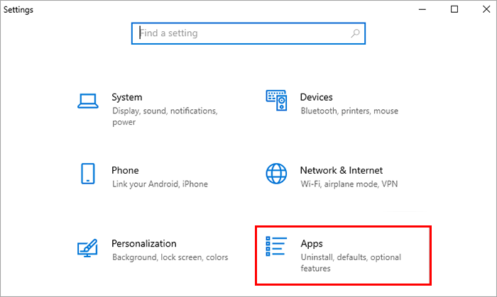 open settings in you laptop