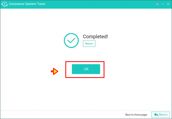 complete the system junk file cleaning