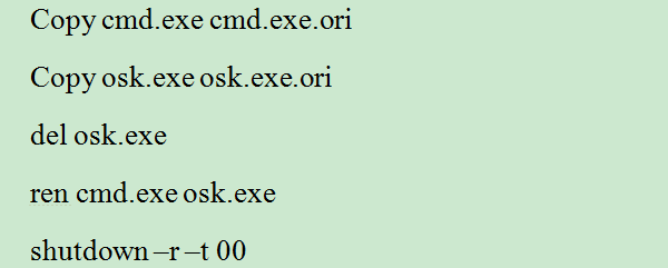 command to replace screen keyboard 1