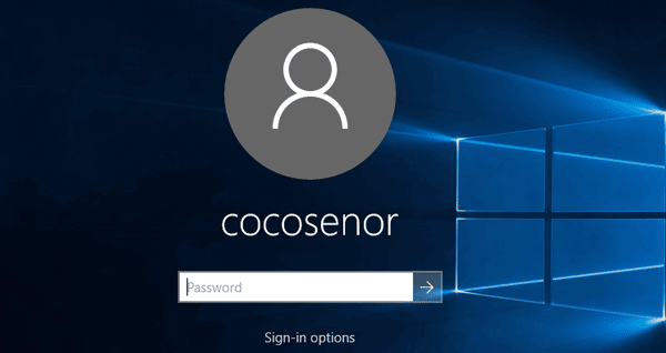 windows 10 logon screen