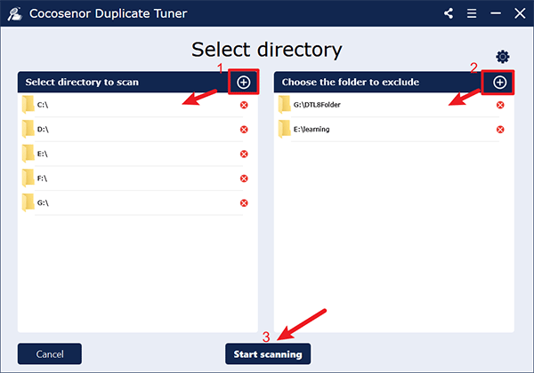 scan all drives