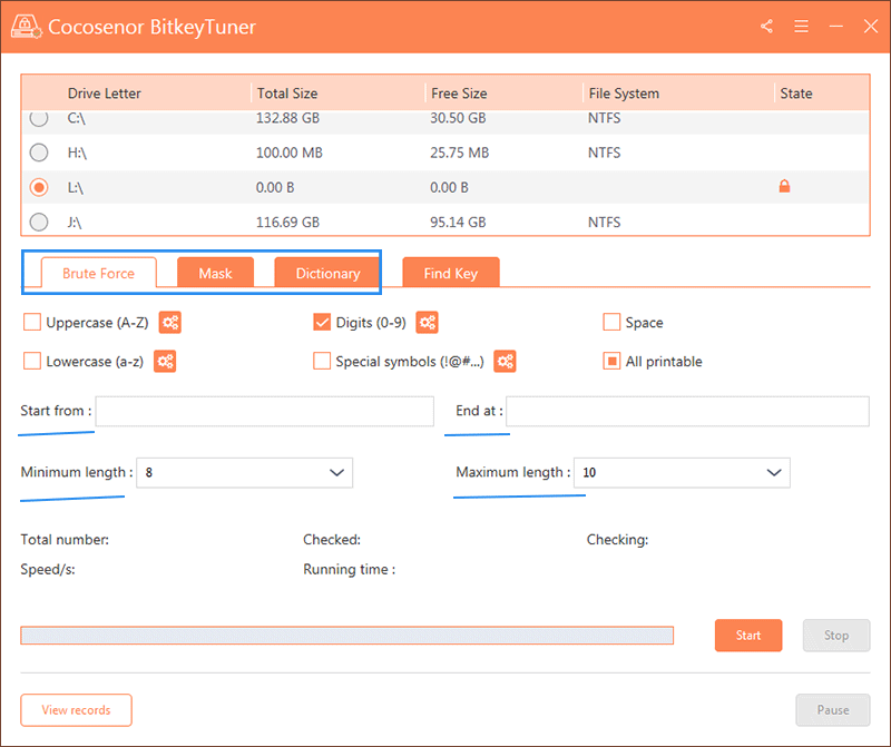 choose password recovery method