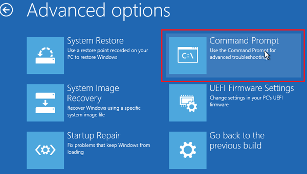 click command prompt