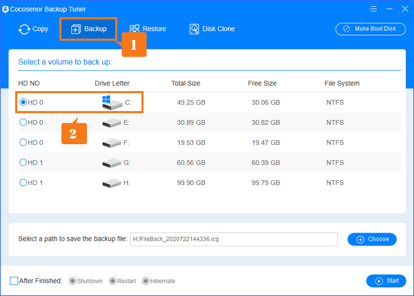 backup windows system