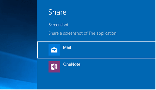 open share function