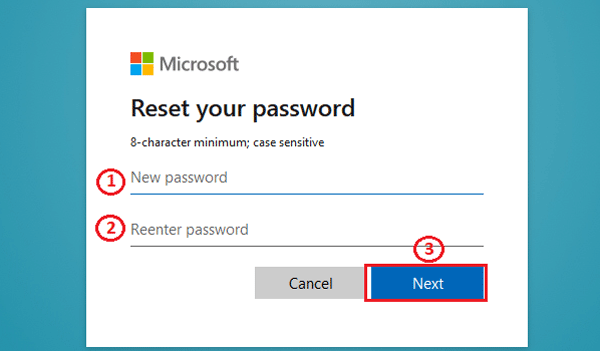 reset your password