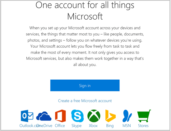 Switch Local Account to Microsoft Live Account on Windows 10